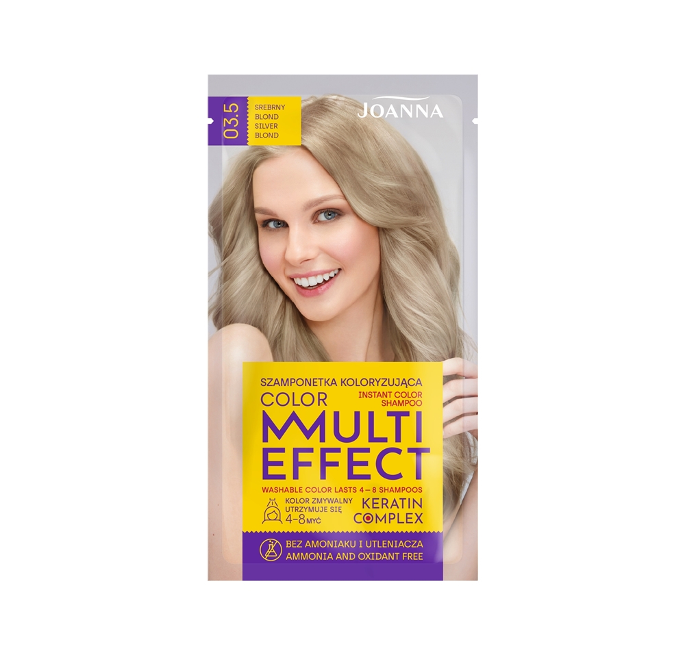 Joanna Multi Effect 03.5 Srebrny Blond szamponetka koloryzująca