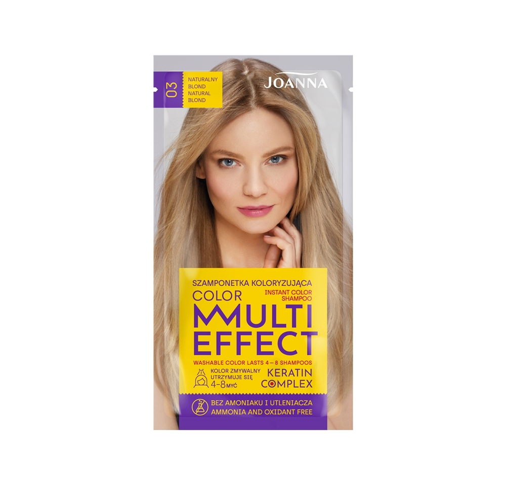 Joanna Multi Effect 03 Naturalny Blond szamponetka koloryzująca