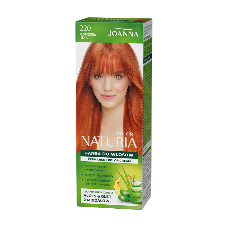 Farba do włosów Joanna Naturia Color w odcieniu nr 220 płomienna iskra