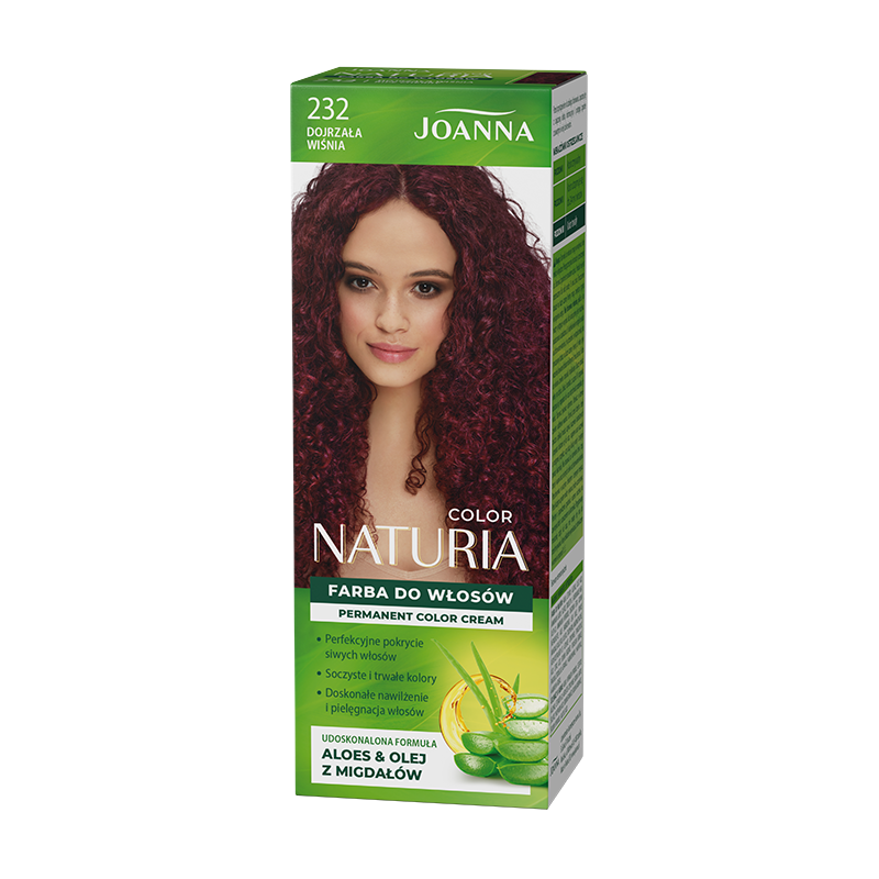 Farba do włosów Joanna Naturia Color w odcieniu nr 232 dojrzała wiśnia