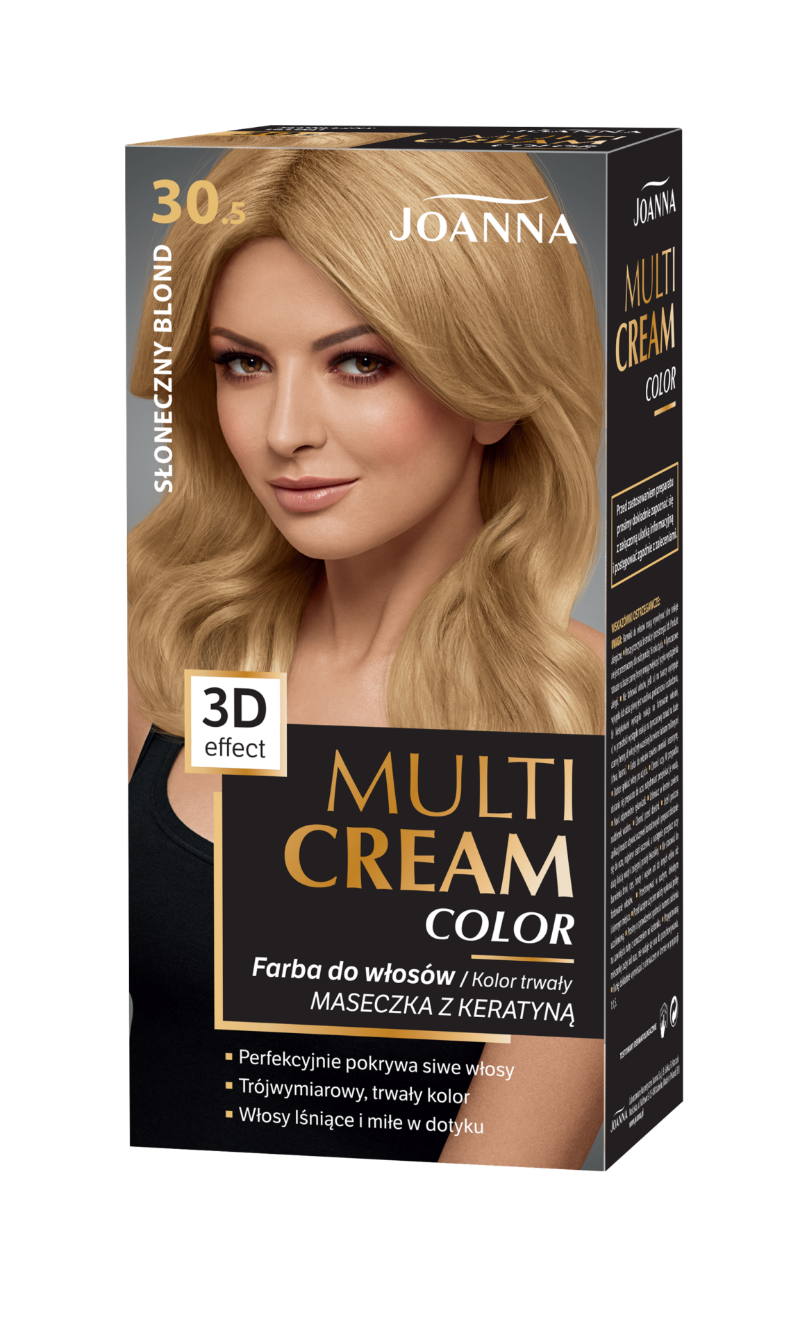 Trwała farba do włosów Joanna Multi Cream Color w odcieniu słoneczny blond nr 30.5
