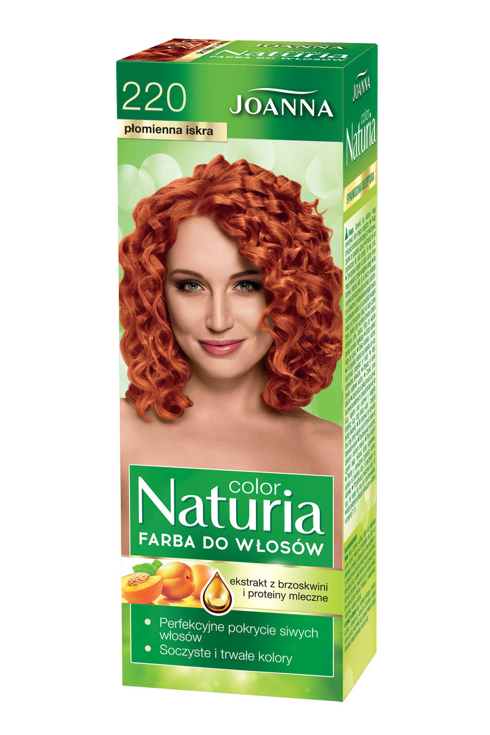 Farba do włosów Joanna Naturia Color w odcieniu nr 220 płomienna iskra
