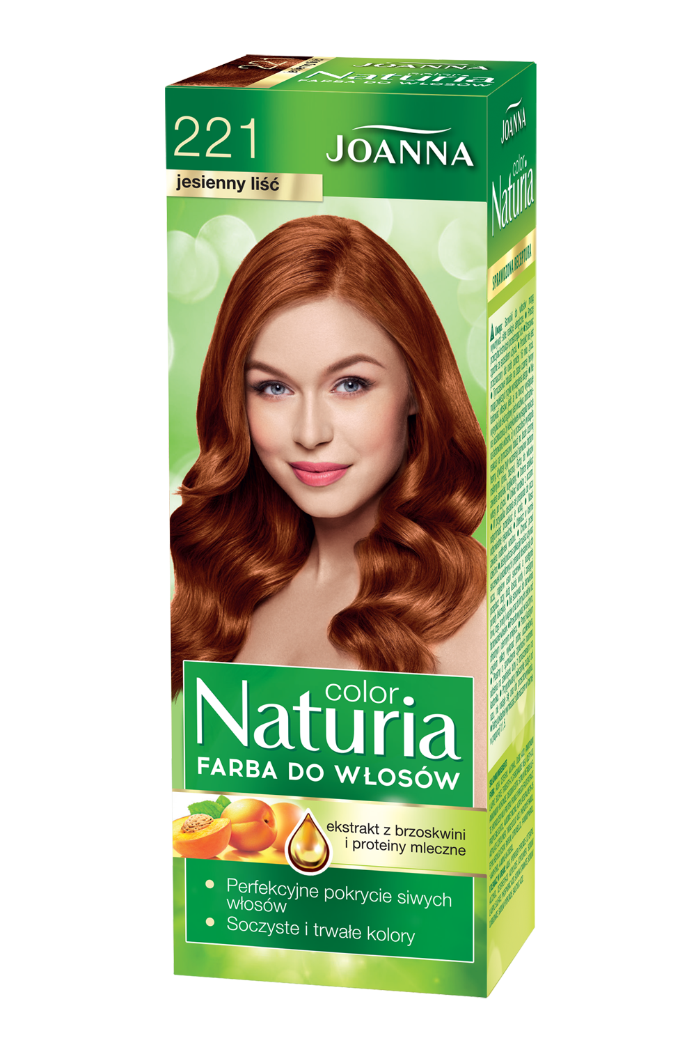Farba do włosów Joanna Naturia Color w odcieniu nr 221 jesienny liść
