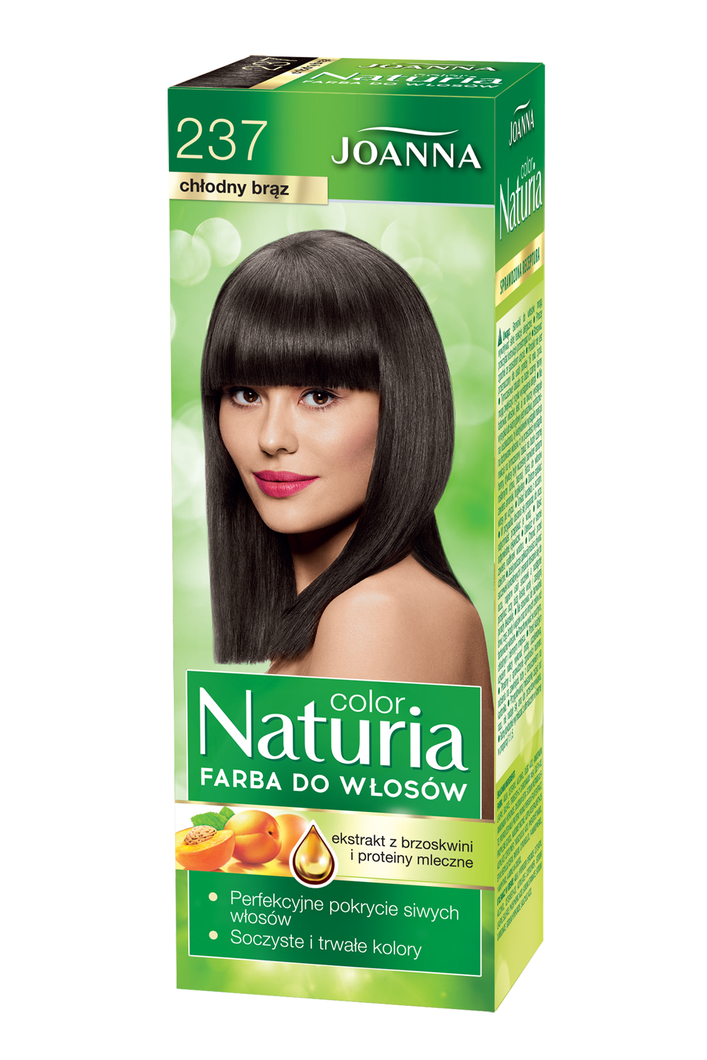 Farba do włosów Joanna Naturia Color w odcieniu nr 237 chłodny brąz