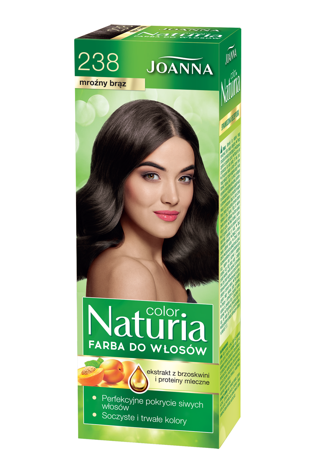 Farba do włosów Joanna Naturia Color w odcieniu nr 238 mroźny brąz