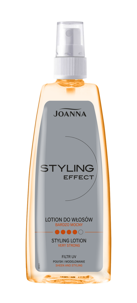 Bardzo mocny lotion w sprayu do układania włosów Joanna Styling Effect