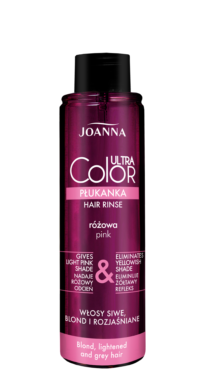 Joanna Ultra Color płukanka do włosów różowa
