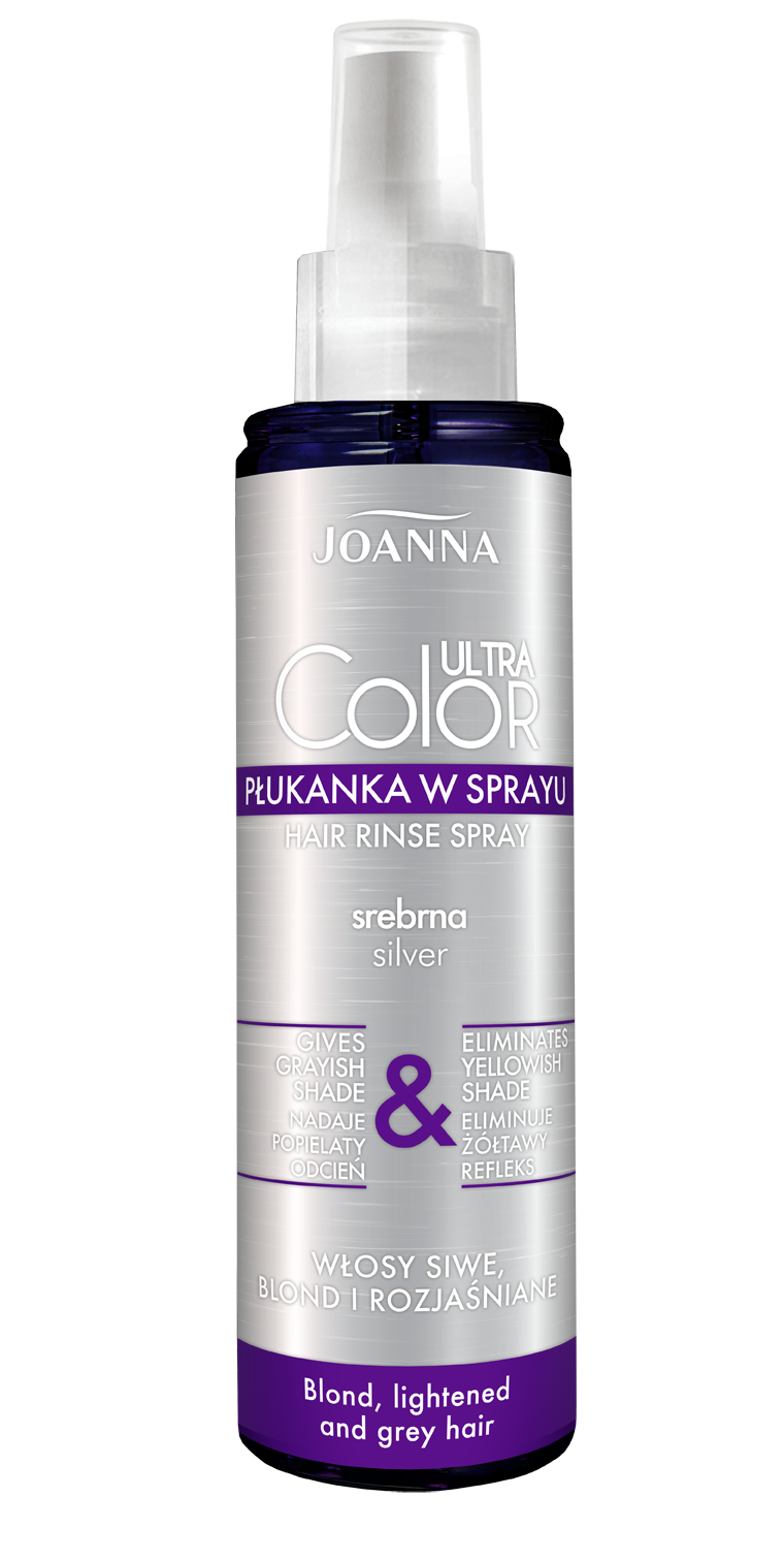 Joanna Ultra Color płukanka w sprayu srebrna