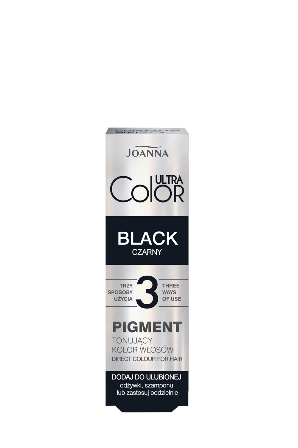 Pigment tonujący do włosów Joanna Ultra Color czarny