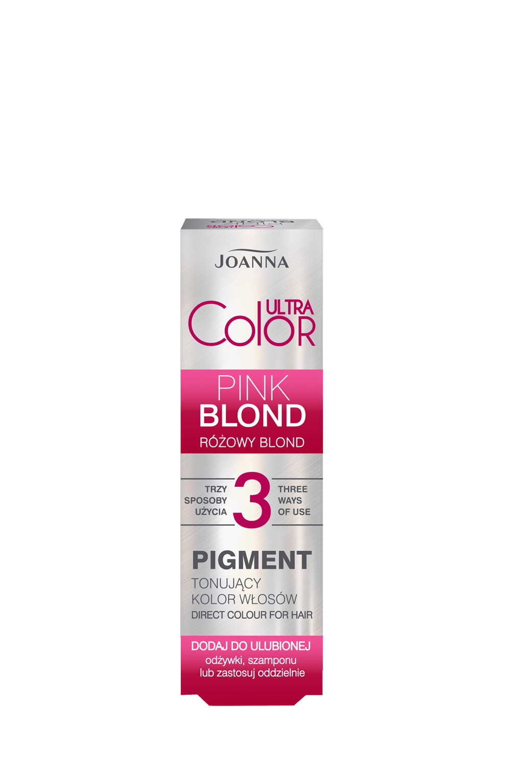 Pigment tonujący do włosów Joanna Ultra Color różowy blond